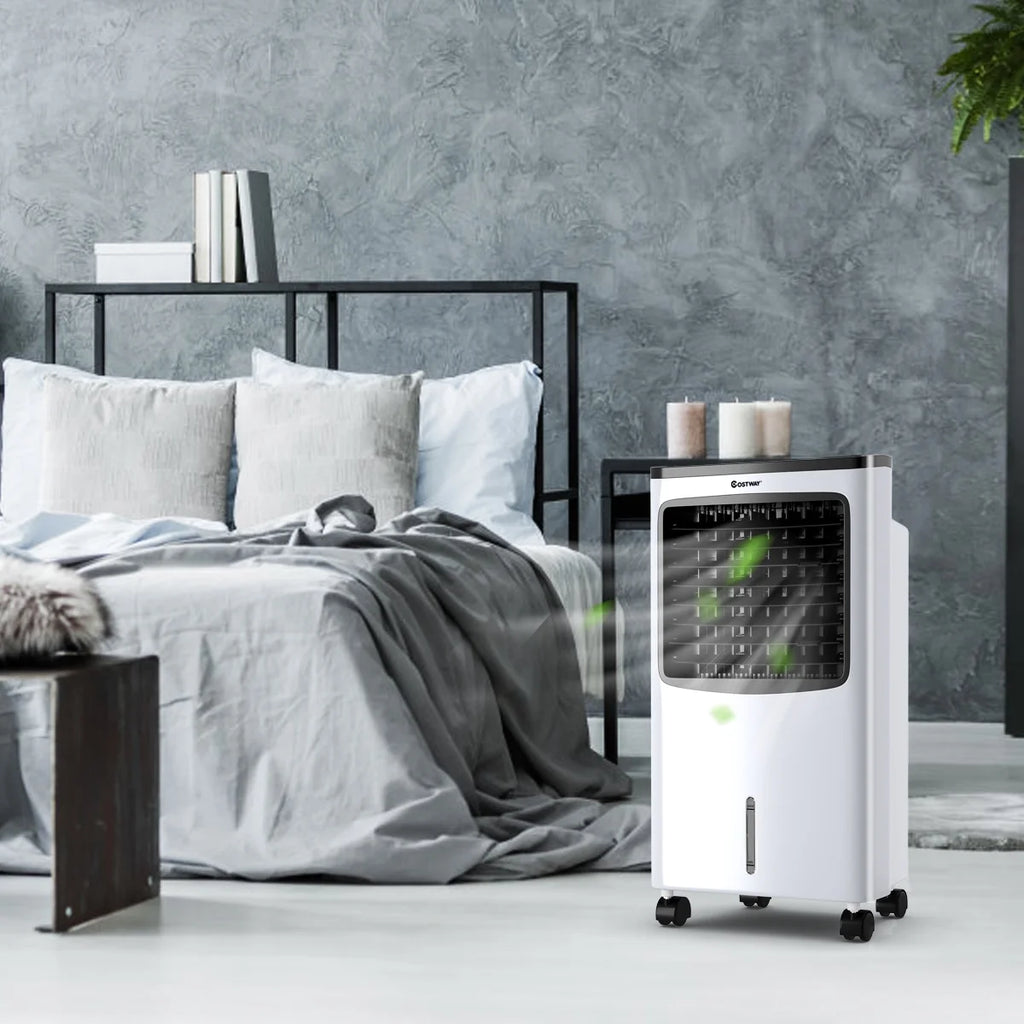 Portable Cooler Fan Humidify Anion Remote Control N1629