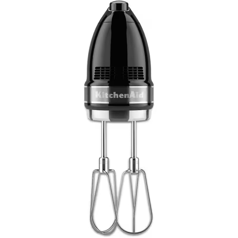 Onyx Black Hand Mixer with Beater and Whisk Attachments J875