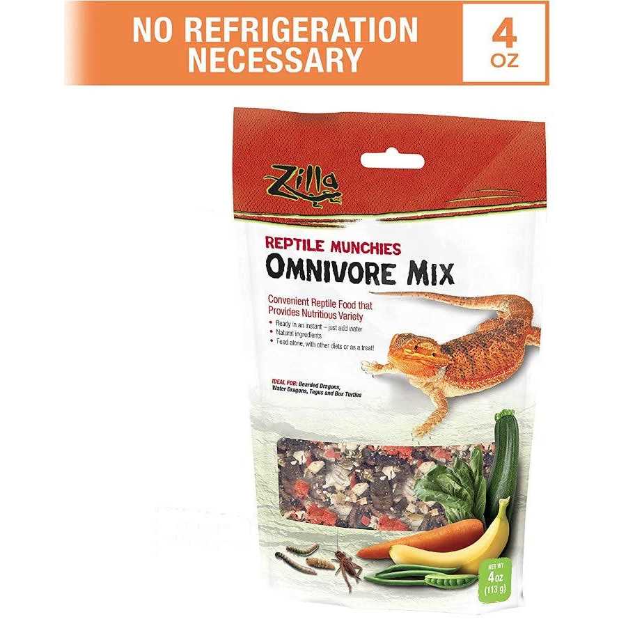 Reptile Munchies Omnivore Mix with Calcium V85756