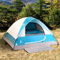 2-Person Waterproof Camping Dome Tent with Carry Bag, Blue D961460