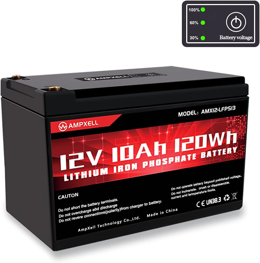 12V 8Ah LiFePO4 Deep Cycle Battery N43185