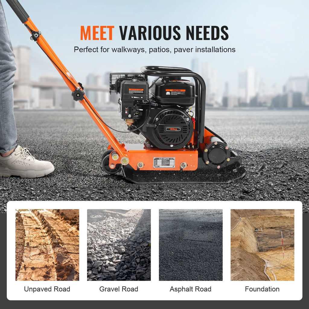 2.8 HP Walk-Behind Plate Compactor C2034