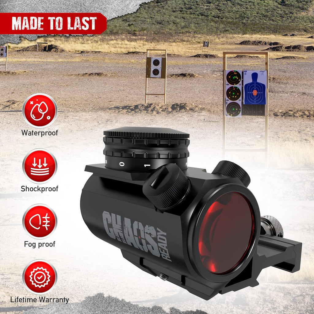 Red Dot Sight with 45 Degree Offset Mount and 1 Inch Riser Mount P776335