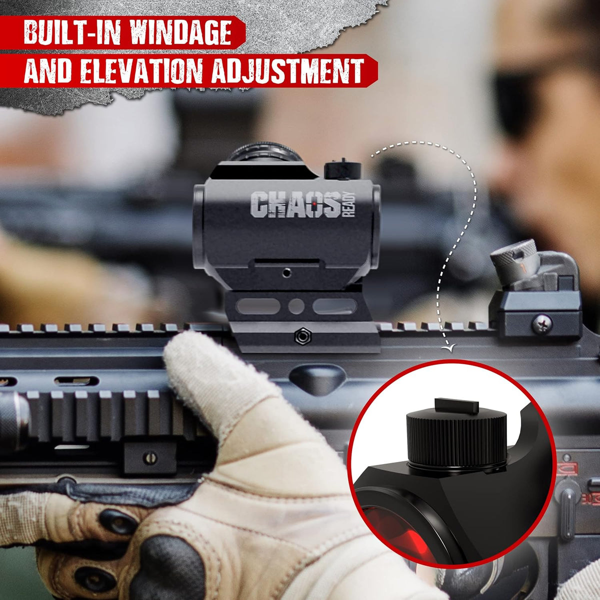 Red Dot Sight with 45 Degree Offset Mount and 1 Inch Riser Mount P776335