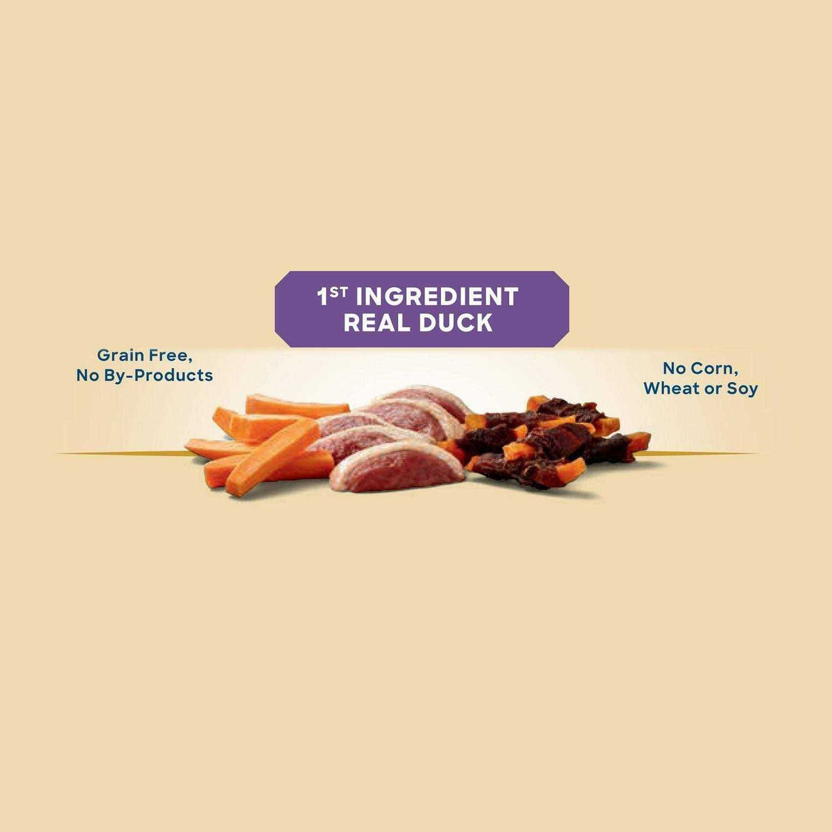 Sweet Potato Duck Flavor Dry Training Treats E205704