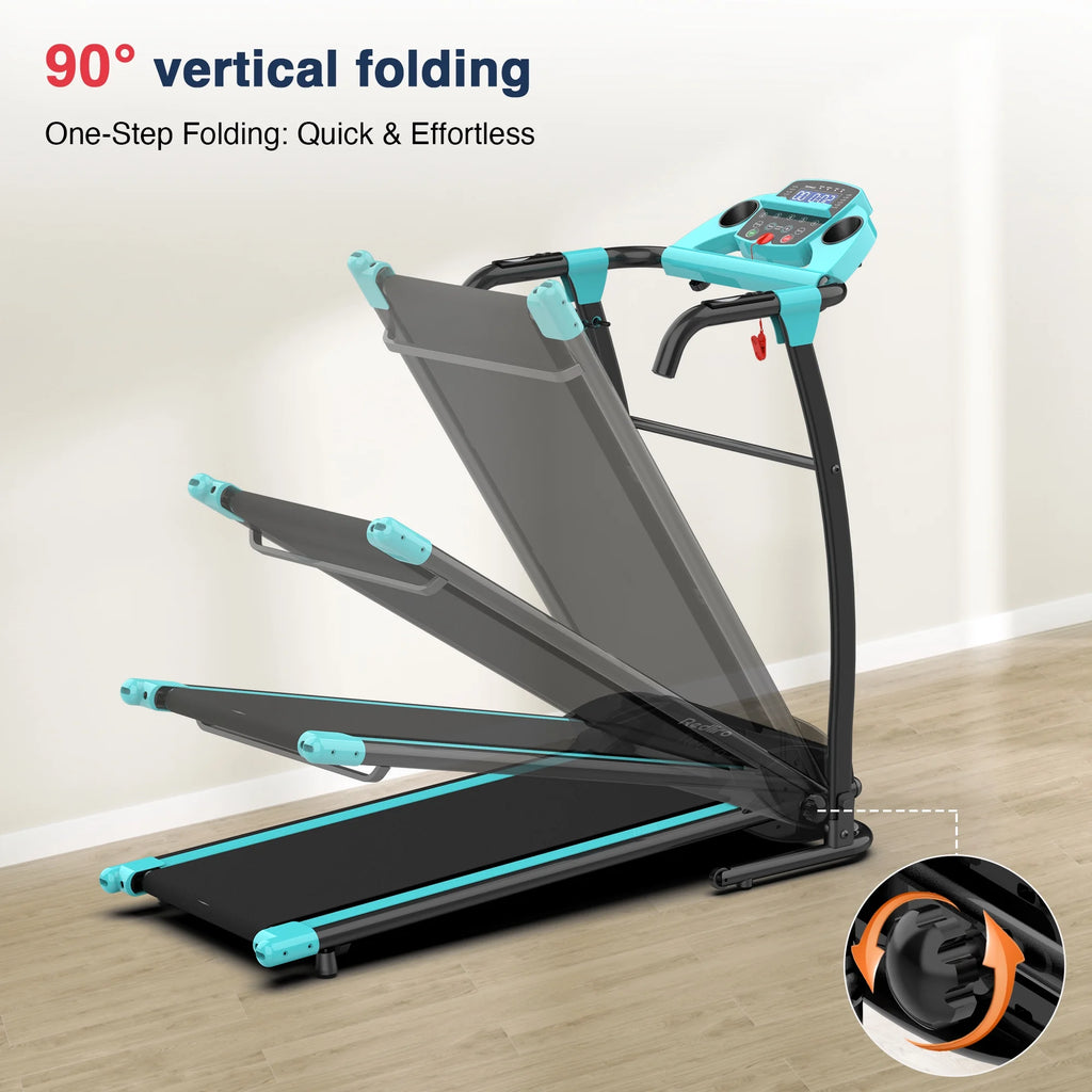Portable Folding Treadmill Incline Electric Walking Running Machine H382706
