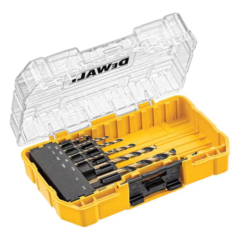 Black and Gold 10-Piece Drill Bit Set E967726