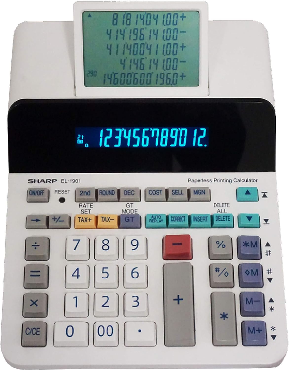 12-Digit LCD Paperless Printing Calculator U248883