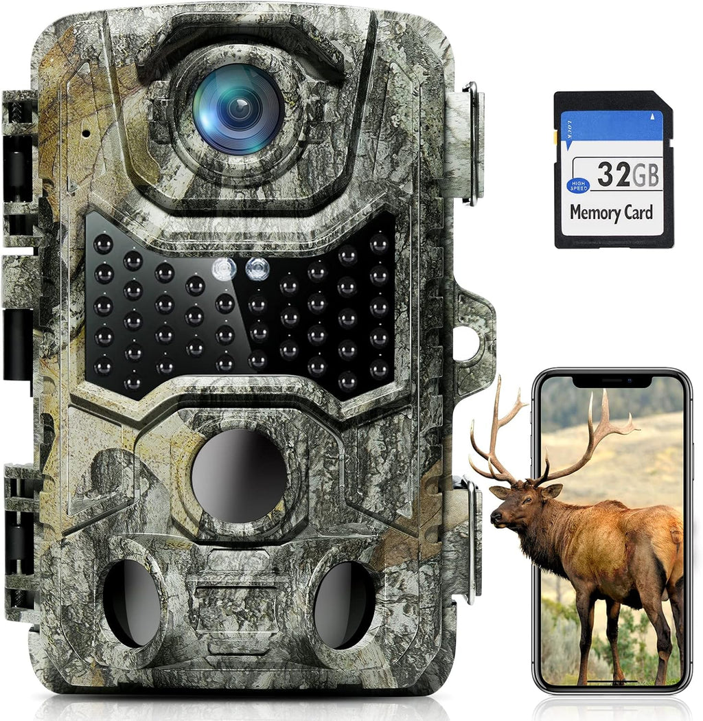 4K 32MP Wildlife Trail Camera with Night Vision T115224
