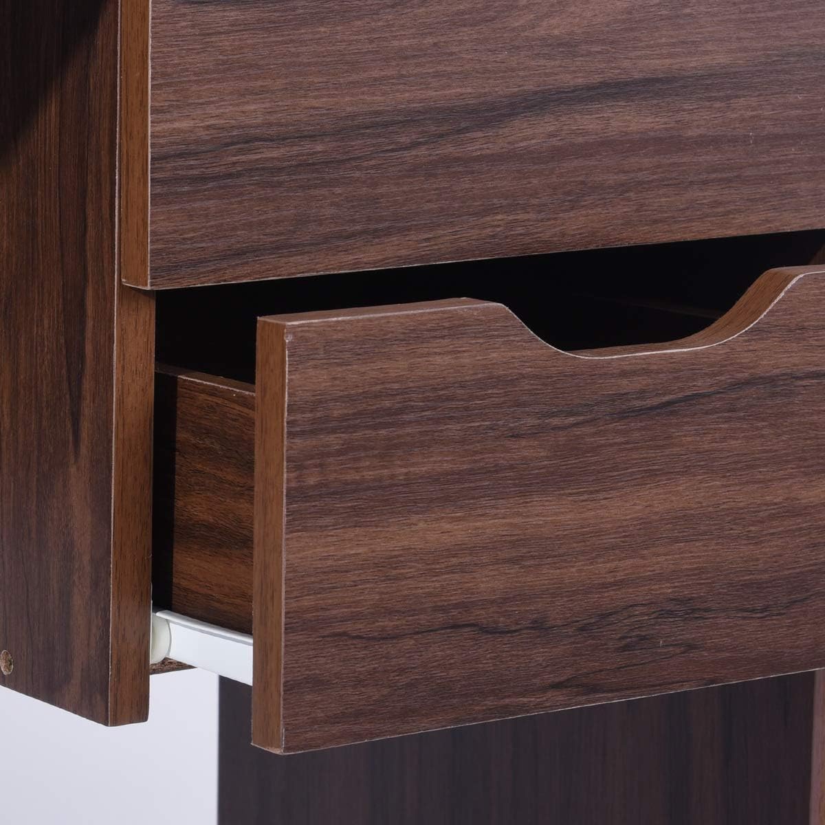 Computer Desk with Drawer 35.4 in Wood Workstation T37938