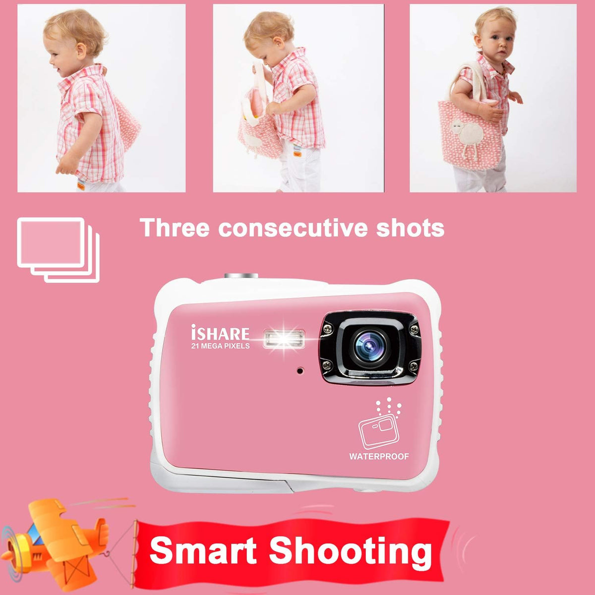 21MP HD Waterproof Kids Camera F166457