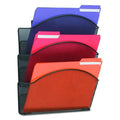 Onyx Mesh Triple Pocket Wall Rack Y59234