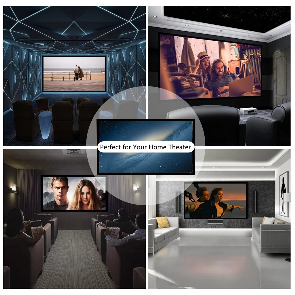 120in Fixed Frame 16:9 4K Projector Screen H6260