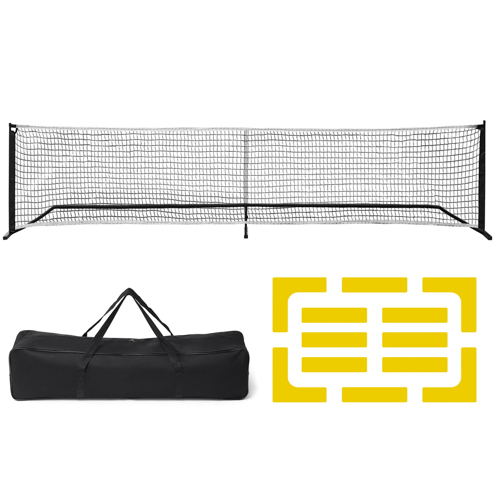 22 FT Portable Pickleball Net with Carrying Bag W28236