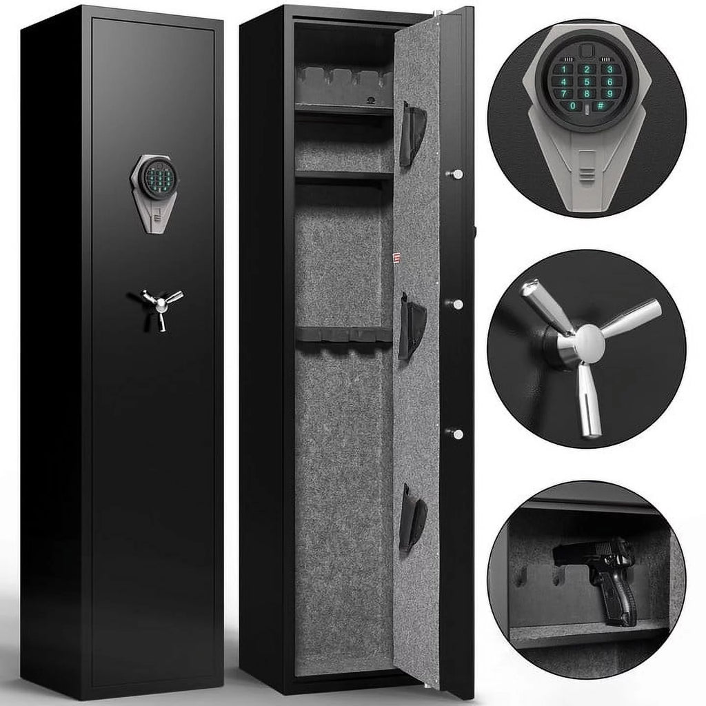 Digital Gun Safe with Alarm System and LED Light E36196