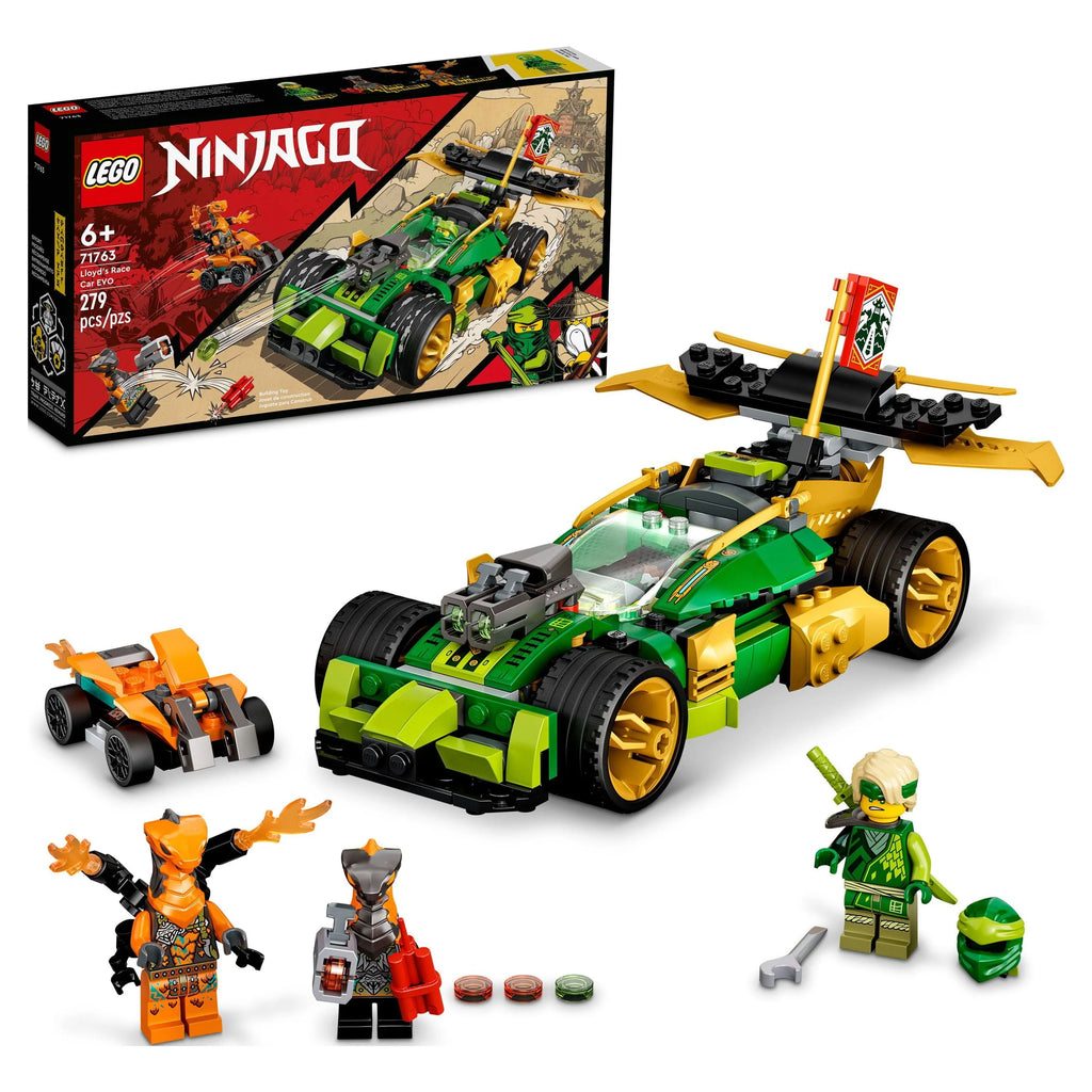 Race Car Toy Set with Quad Bike and Snake Figures M478