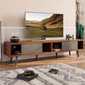 Mid Century Modern TV Stand with Storage P239