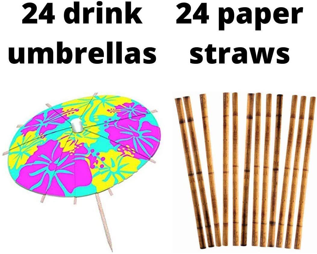 Summer Luau Party Supplies Pack for 16 B431