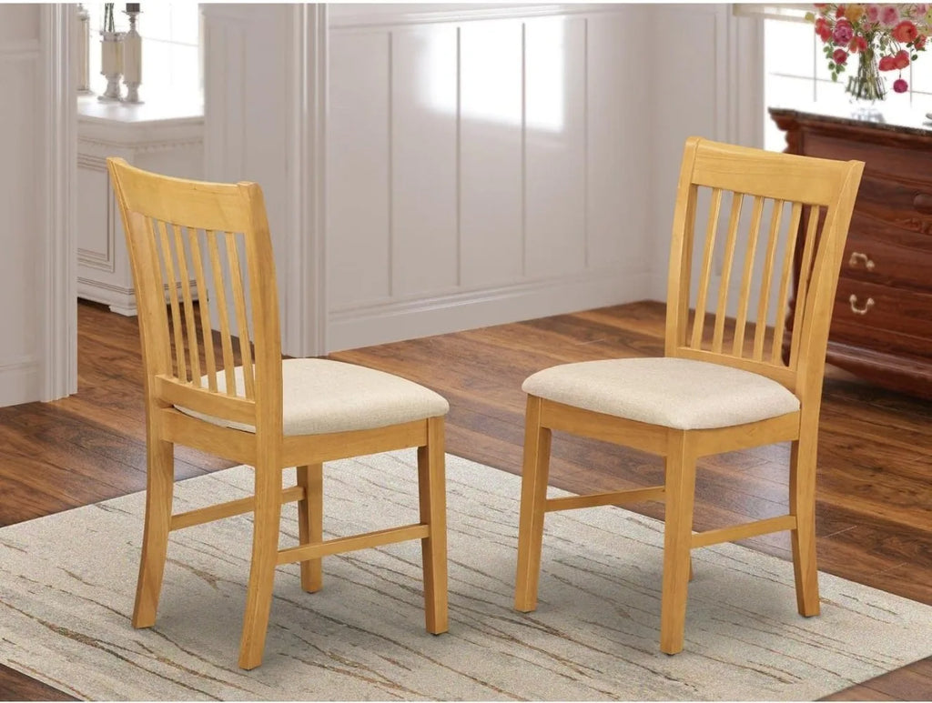 Upholstered Wooden Dining Chairs, Set of 2 H9564