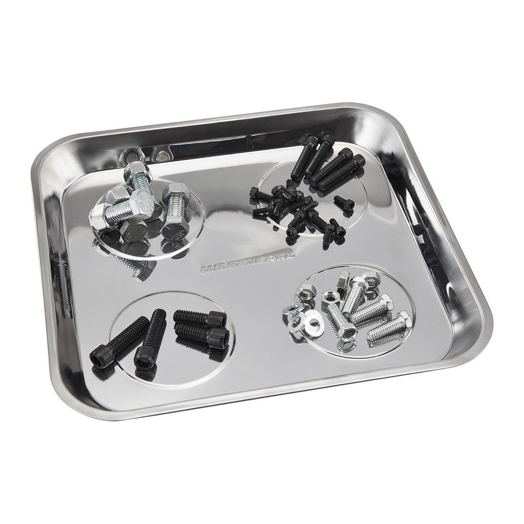 10-1/2 in. x 11-1/2 in. Magnetic Stainless Steel Parts Tray X576886