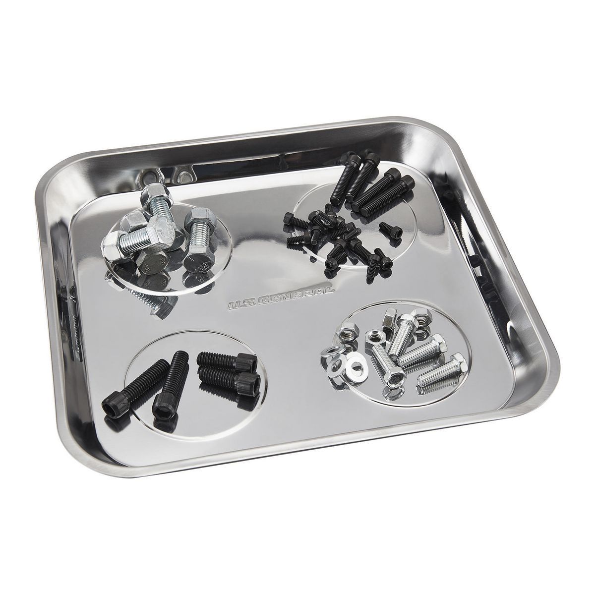 10-1/2 in. x 11-1/2 in. Magnetic Stainless Steel Parts Tray X576886