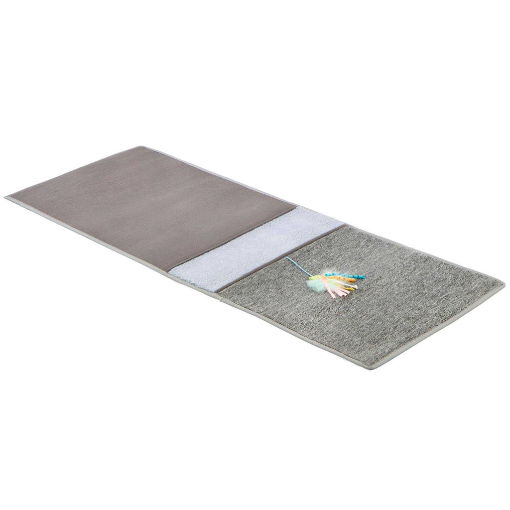 Cat Scratch Mat with Dangling Ribbon Toy K875