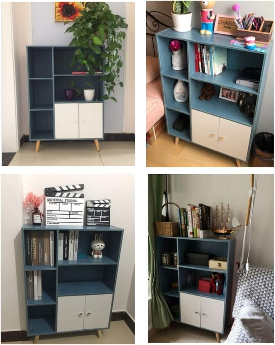 Blue Storage Sideboard with 2 Doors N4498