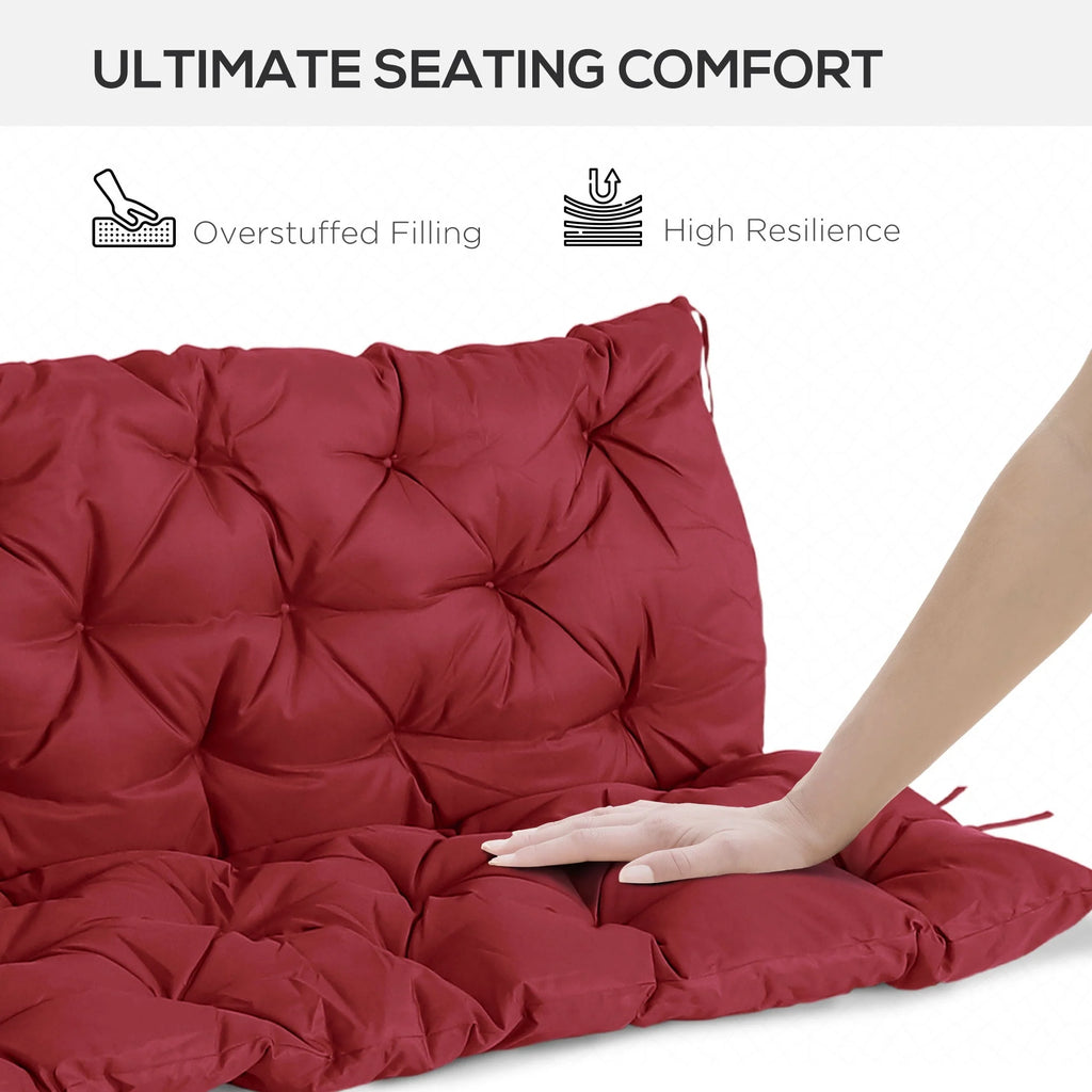 3 Seater Outdoor Bench Swing Chair Cushions Z687