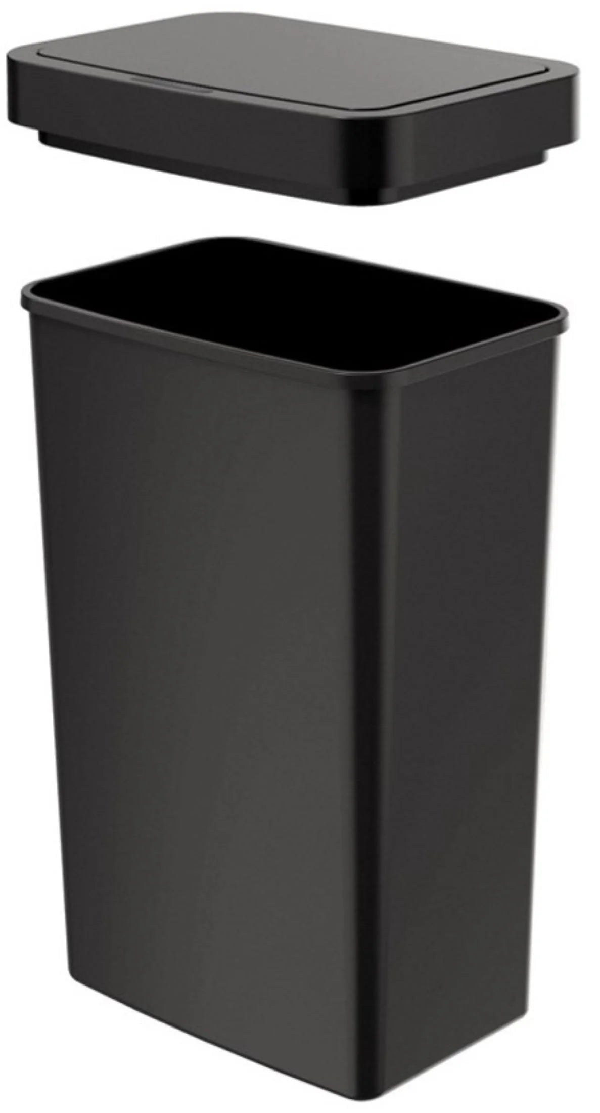 13.2 Gallon Black Motion Sensor Plastic Trash Can G35438
