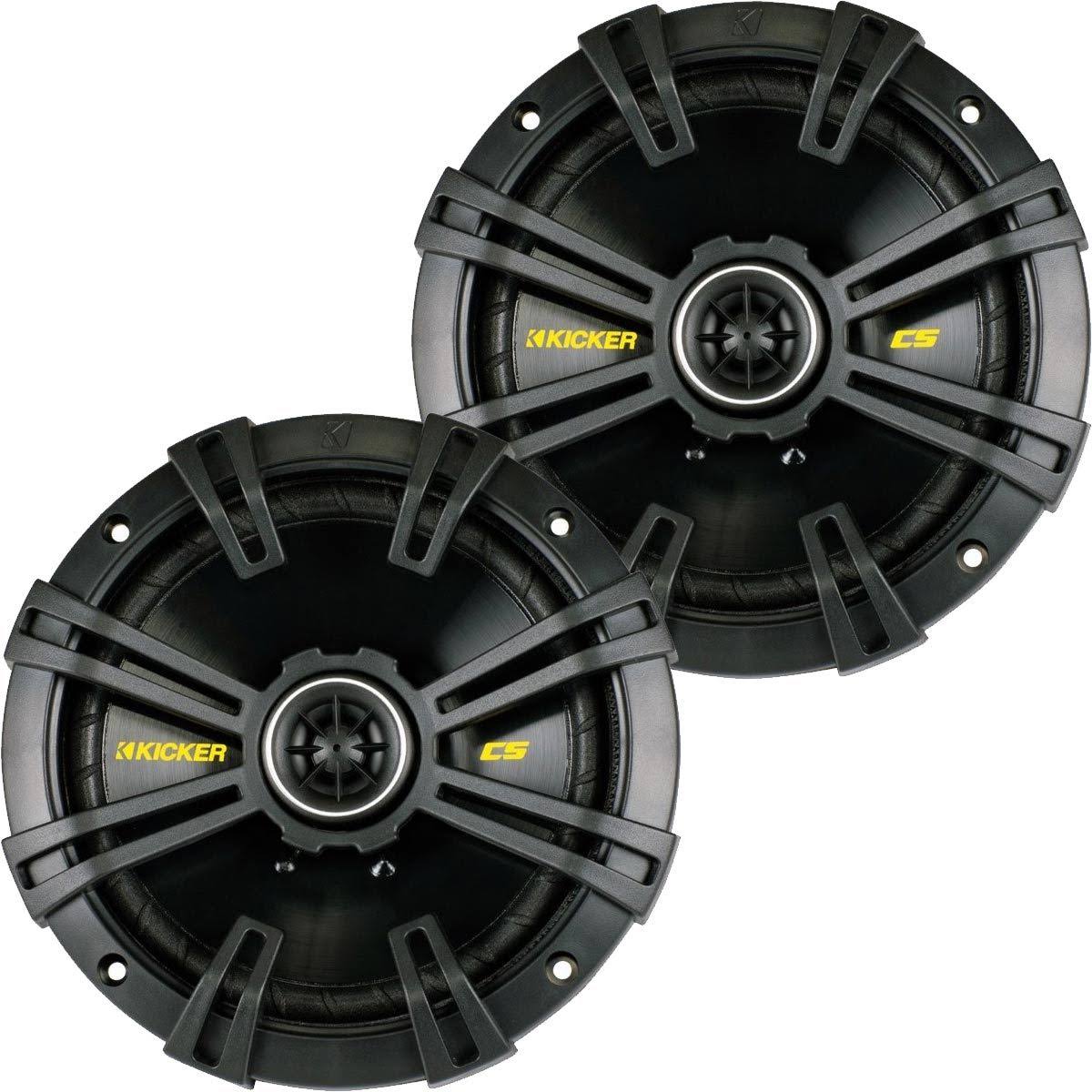 Black Coaxial Speakers Pair B1280