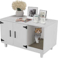 Cat Litter Box Enclosure with Scratch Pad T707