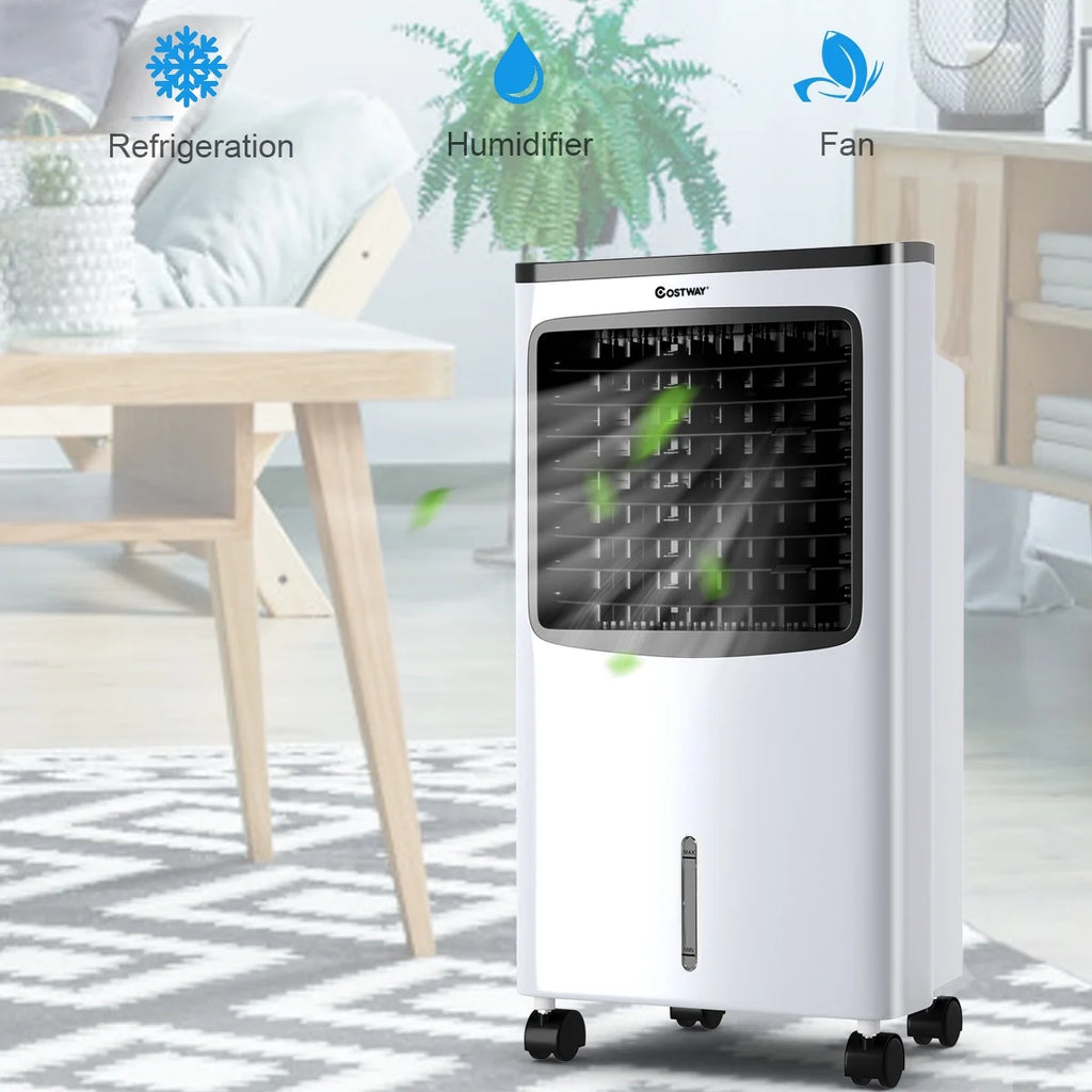 Portable Cooler Fan Humidify Anion Remote Control N1629