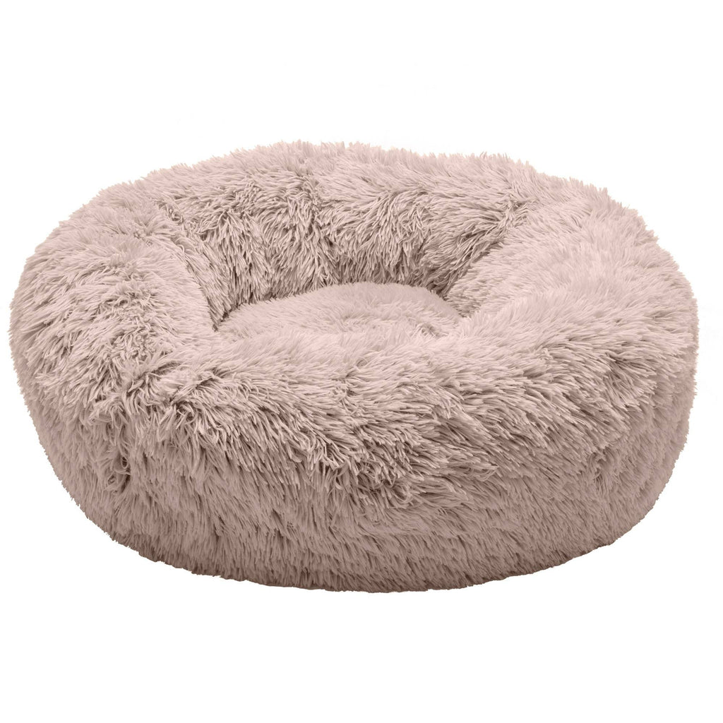 Long Fur Donut Dog Bed I9569
