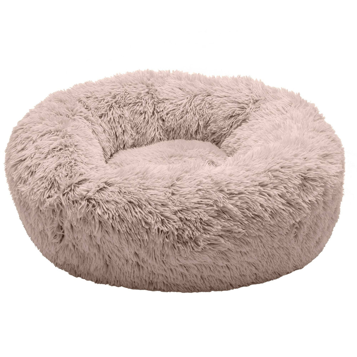 Long Fur Donut Dog Bed I9569