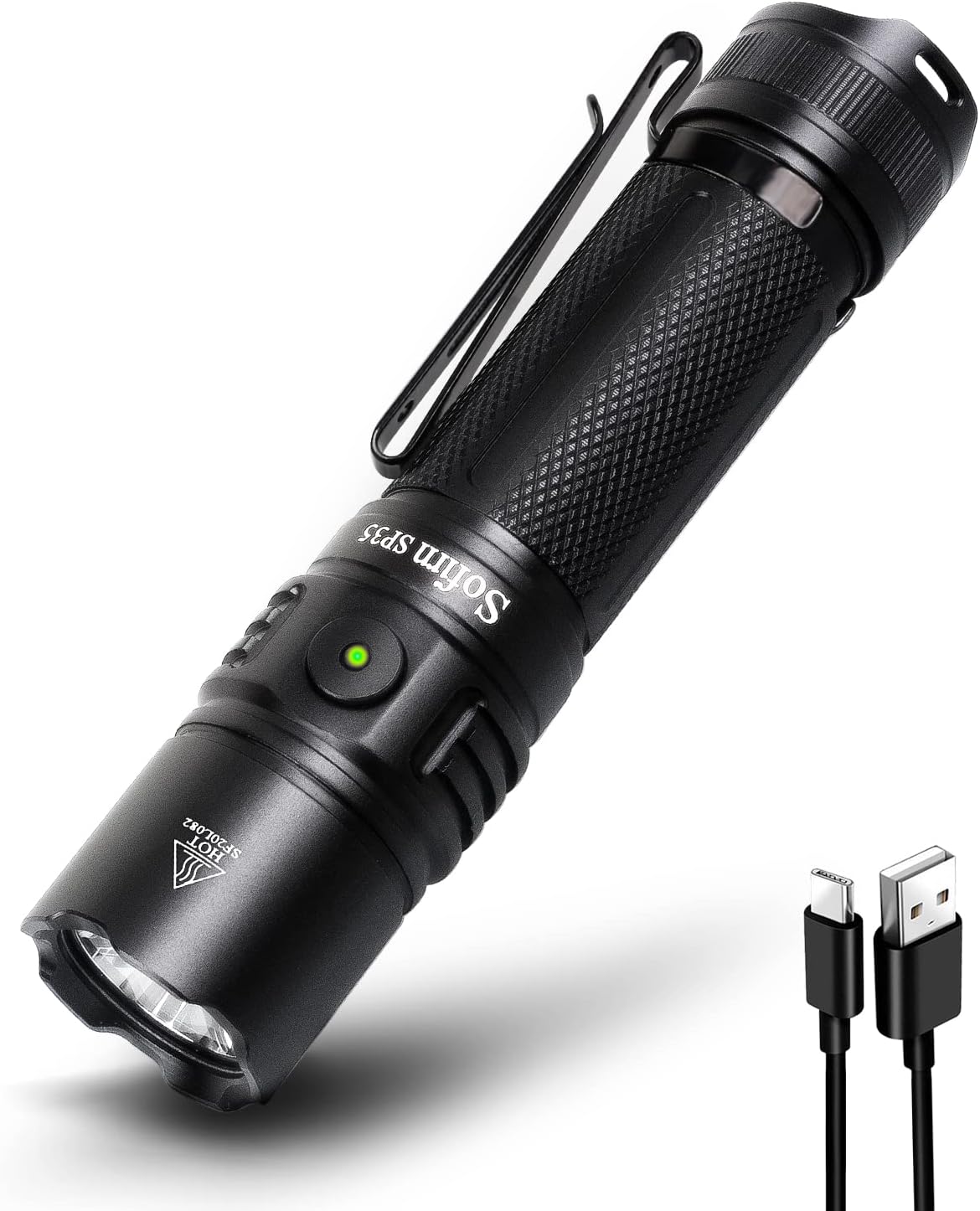 Rechargeable LED Flashlight 2000 Lumen 6500K G730