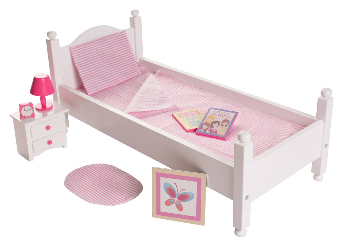 18 inch Doll Furniture Bed Set with Accessories R52672