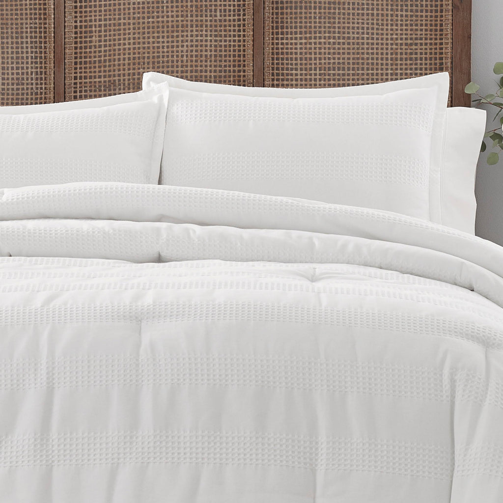 King 3-Piece White Duvet Cover Set D2346