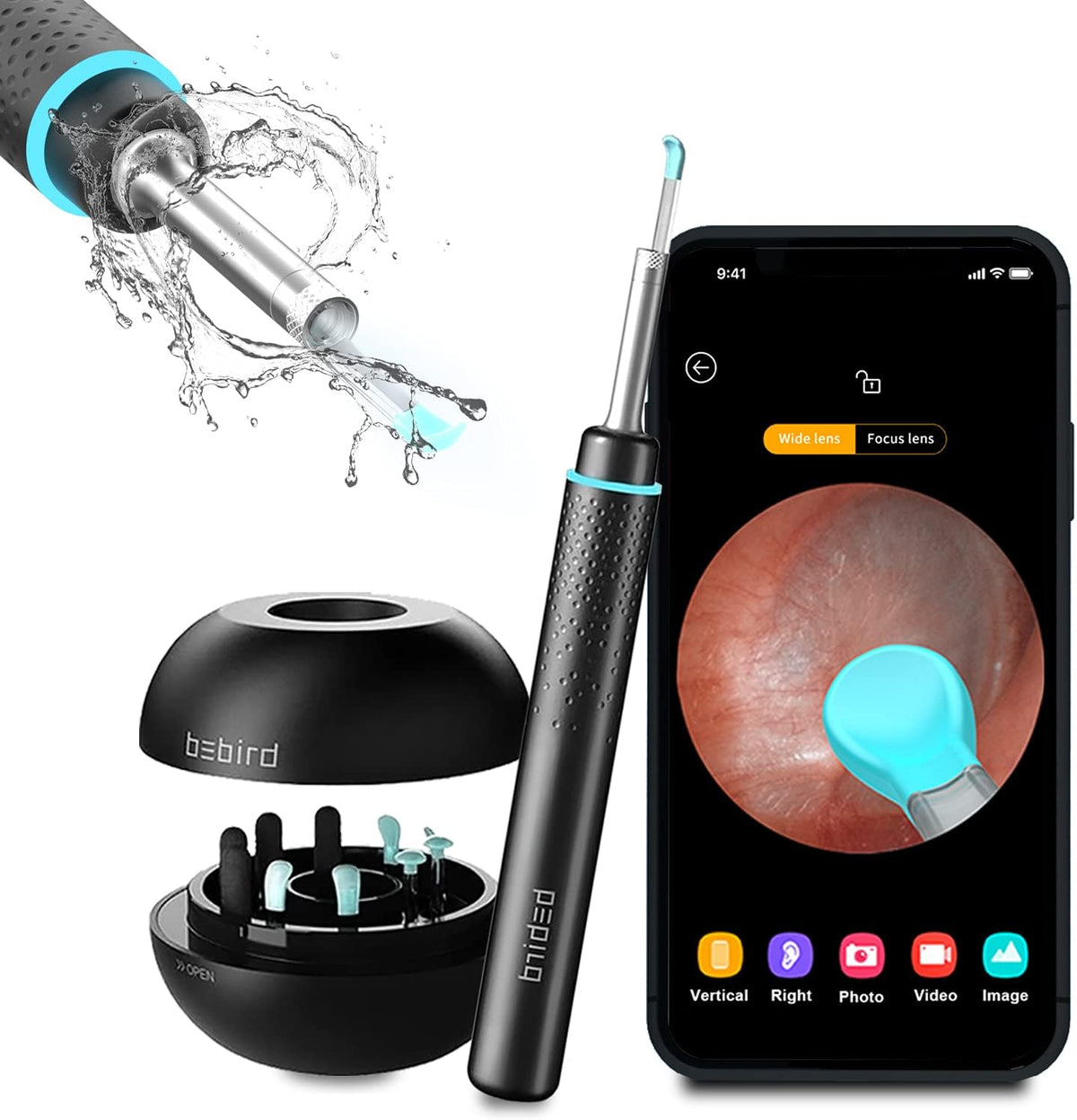 Wireless Ear Cleaning Camera 1080P FHD with 6 LED Light N30639