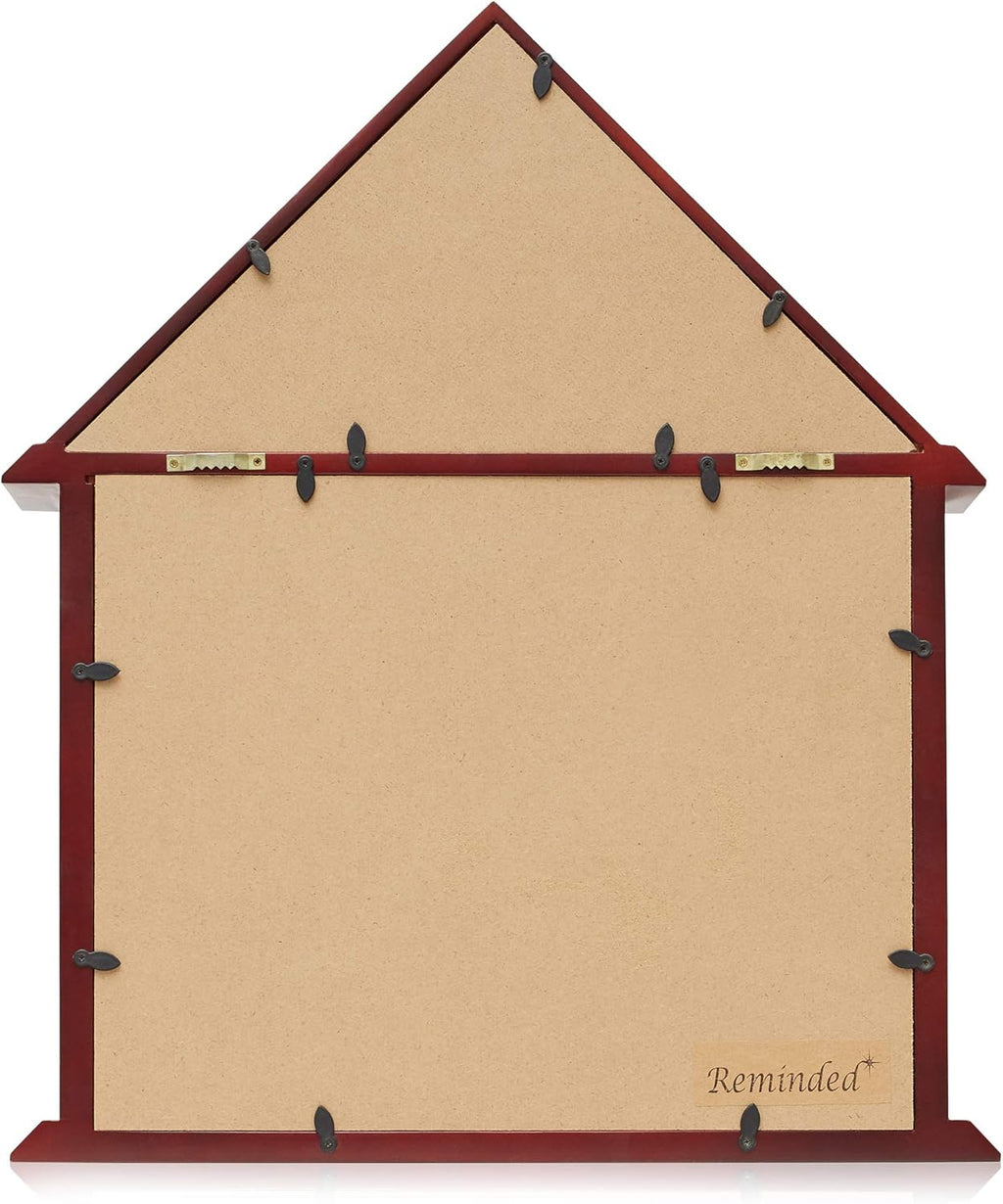 Flag and Certificate Shadow Box Display Case Solid Wood Mahogany Finish T2997