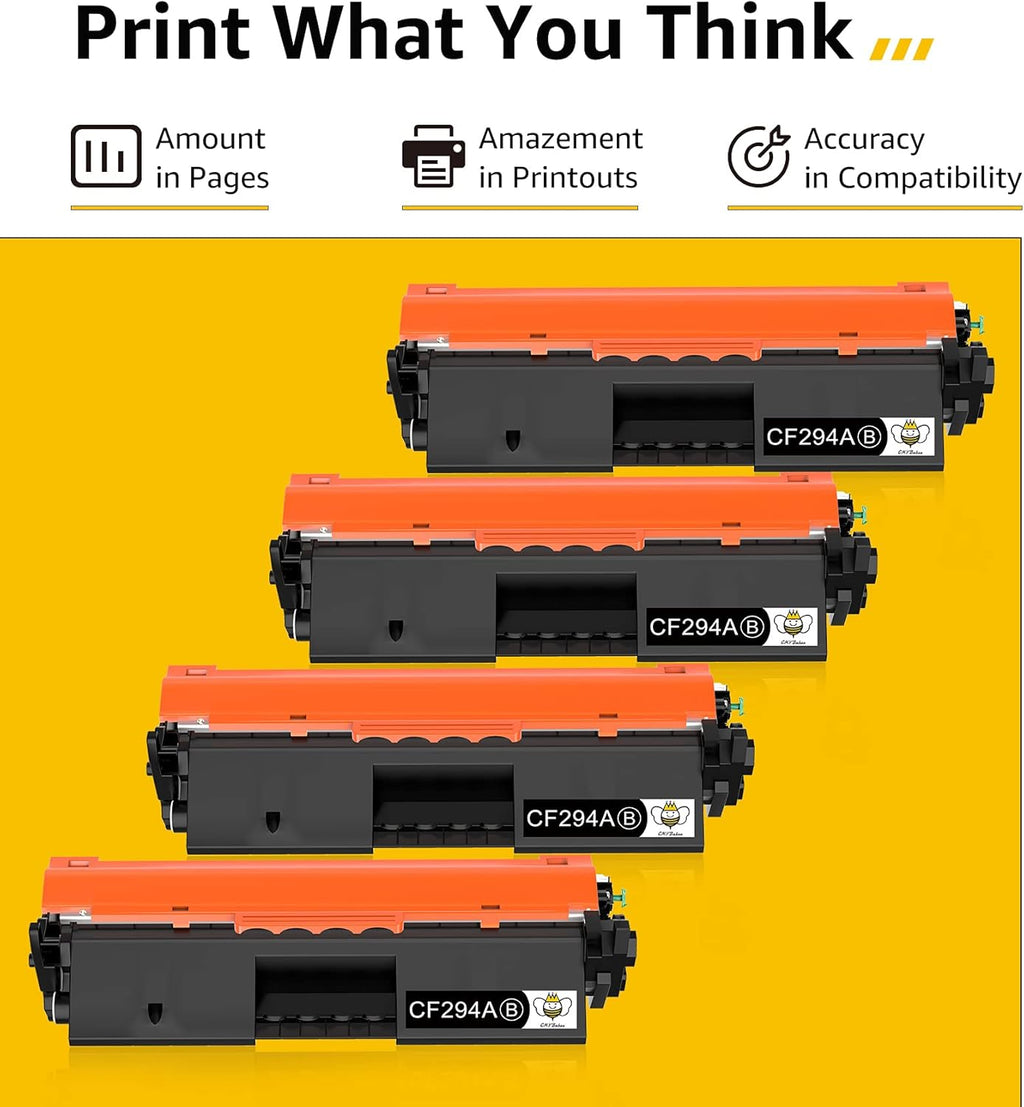Compatible Black Toner Cartridge 4-Pack O873635