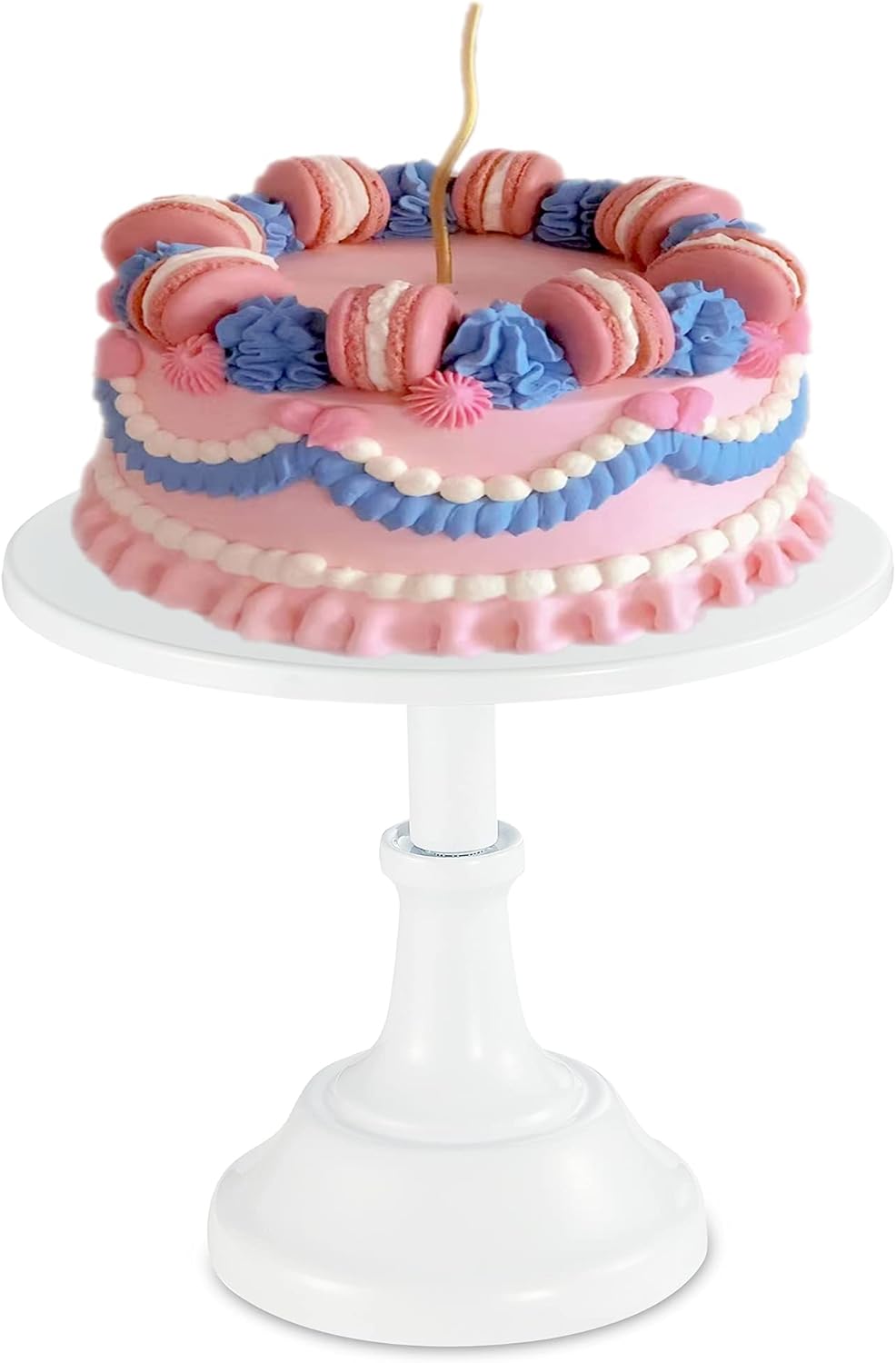 10 in Adjustable Height Black Cake Stand T44369