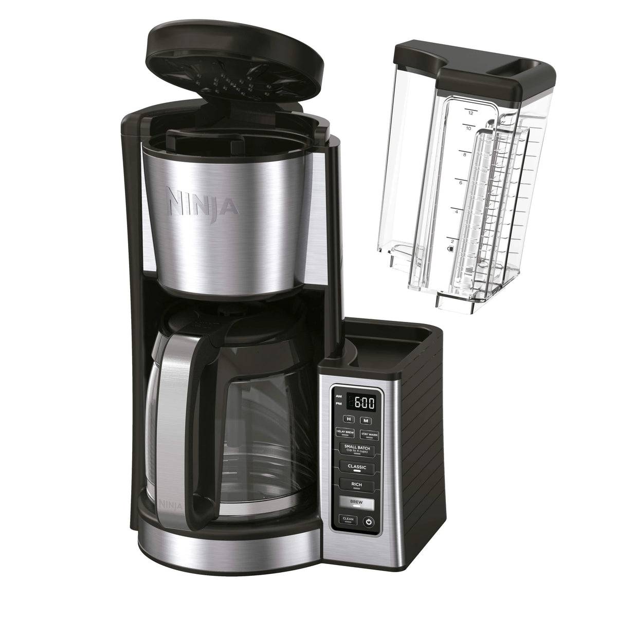 12-Cup Programmable Coffee Maker with Glass Carafe H334609