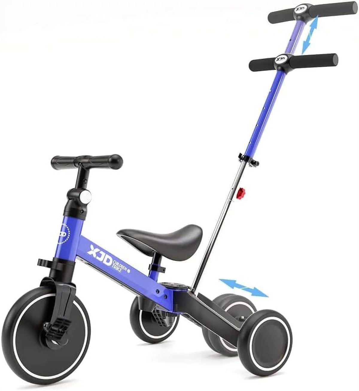 7 in 1 Toddler Tricycle with Push Handle O612069