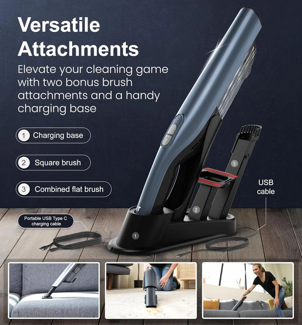 Cordless Handheld Vacuum with Charging Dock D22787