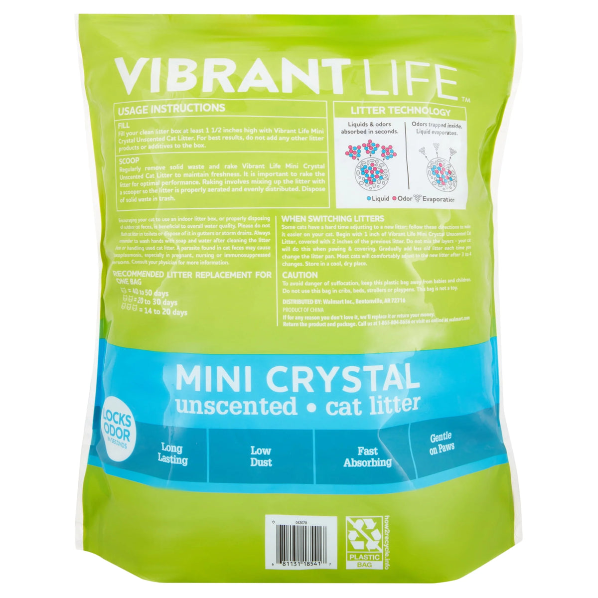Mini Unscented Cat Litter 8 lb A50295