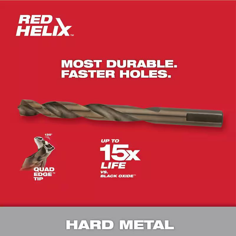 Red Helix Drill Bit Set 6-Piece G839