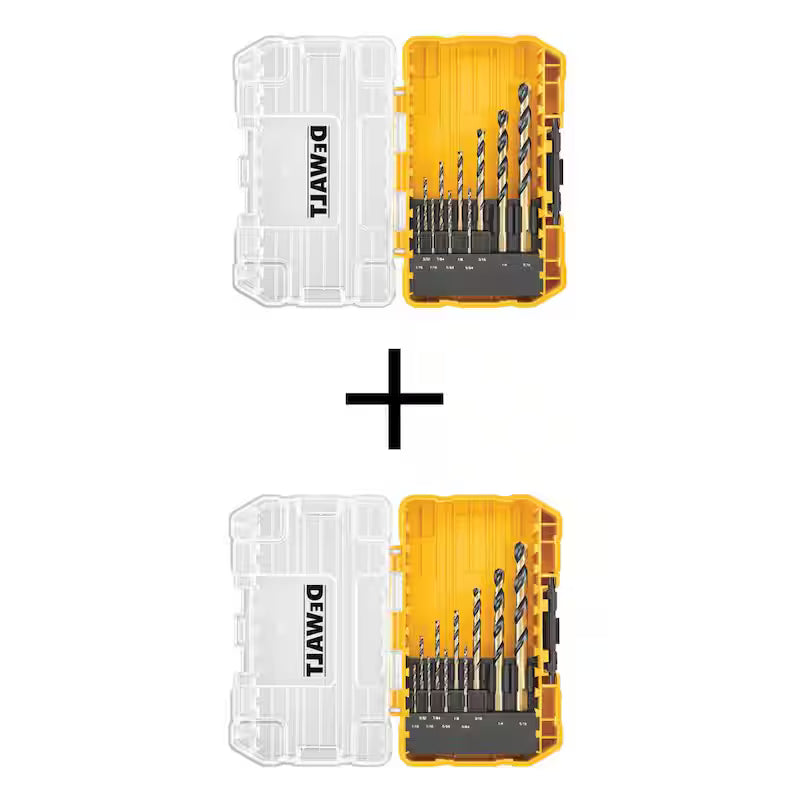 Black and Gold 10-Piece Drill Bit Set E967726