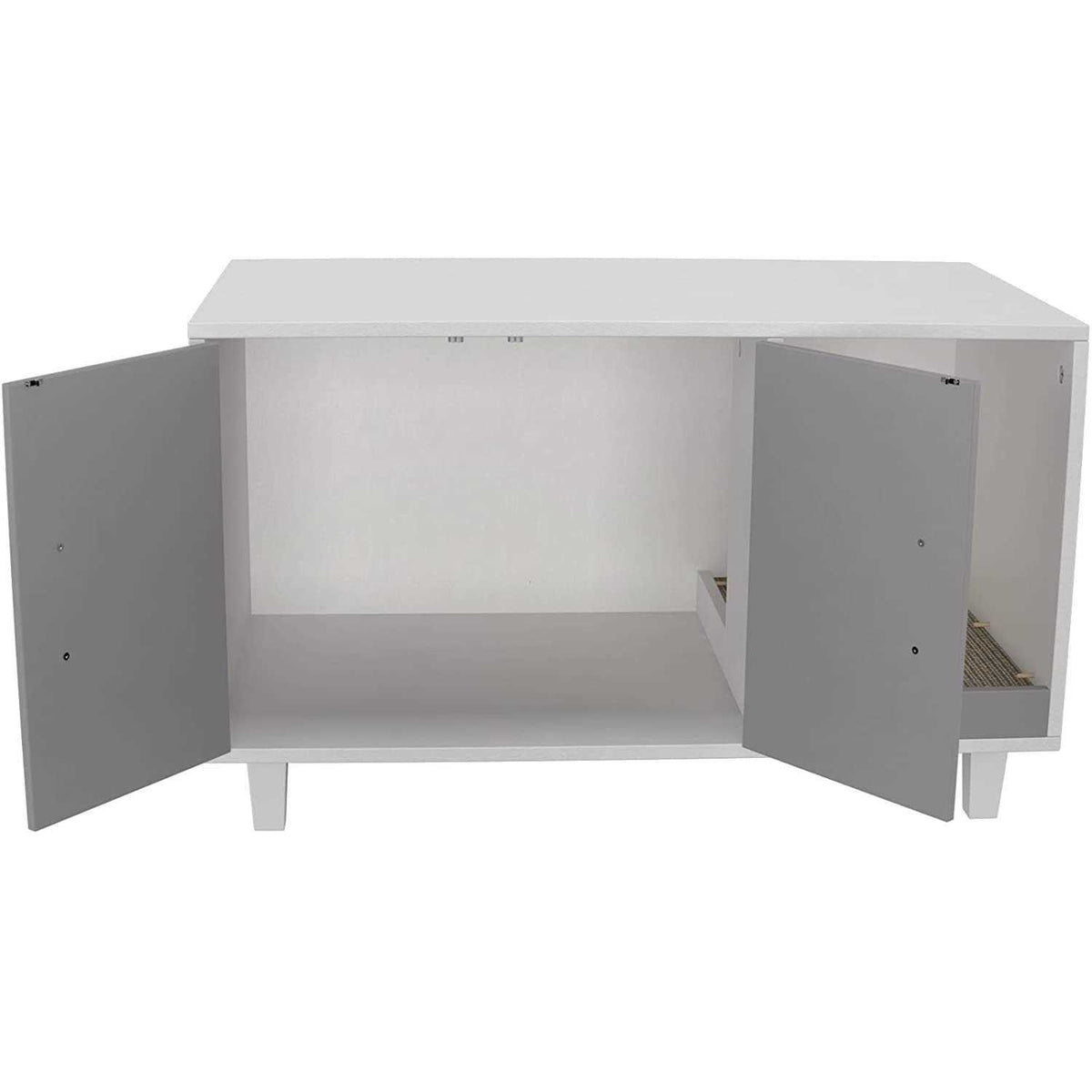 Cat Litter Box Enclosure with Scratch Pad T707