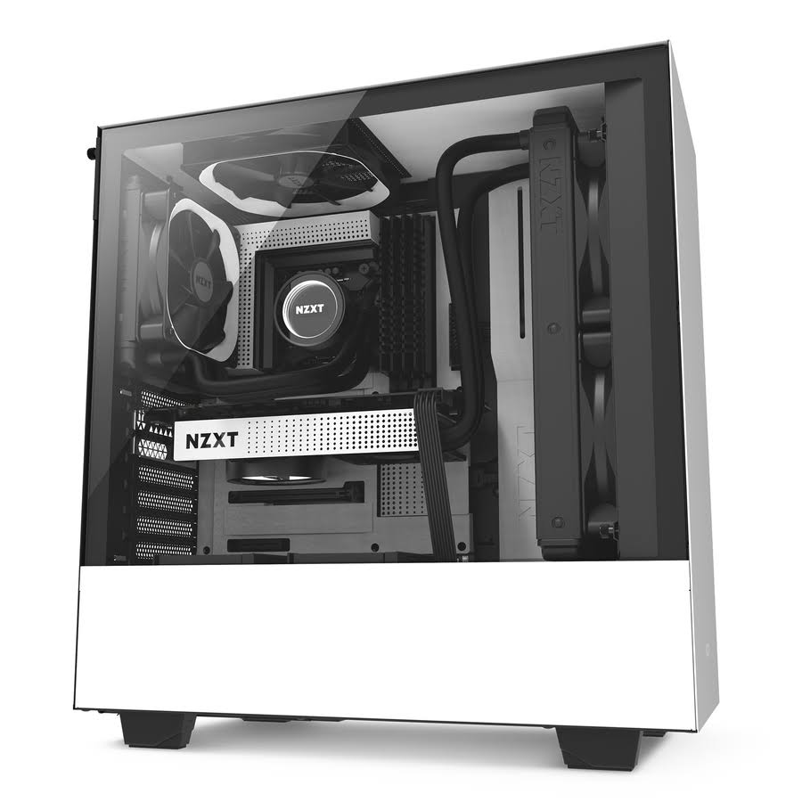 White Black Mid Tower Case P529018
