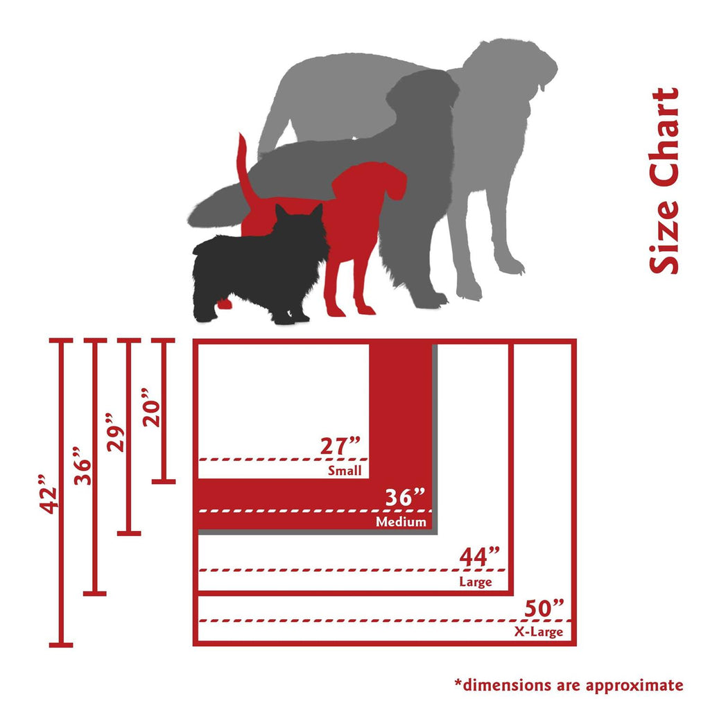 Vertical Stripe Dog Bed A845286